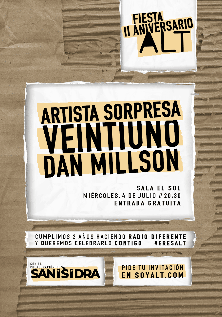 ALT celebra su segundo aniversario en El Sol, con Dan Millson y Veintiuno